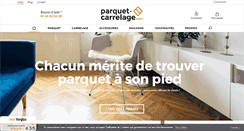 Desktop Screenshot of parquet-carrelage.com